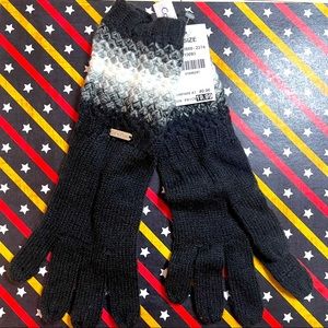 Calvin Klein Black and White Gloves